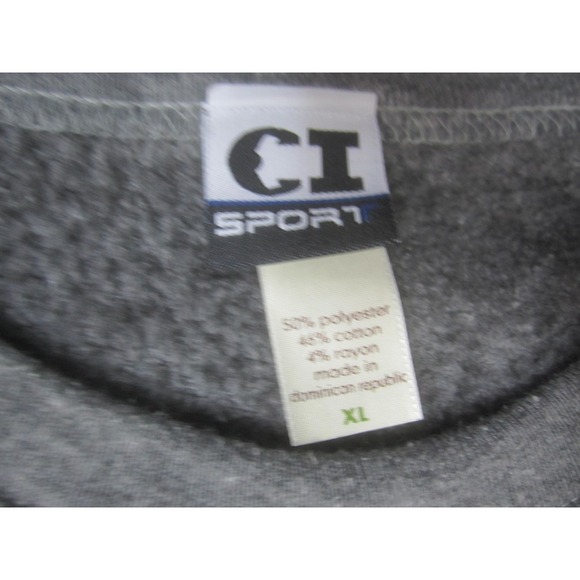Lubbock Christian Chaps Sweatshirt Mens XL Gray Short Sleeve CI Sport NCAA - Picture 4 of 8